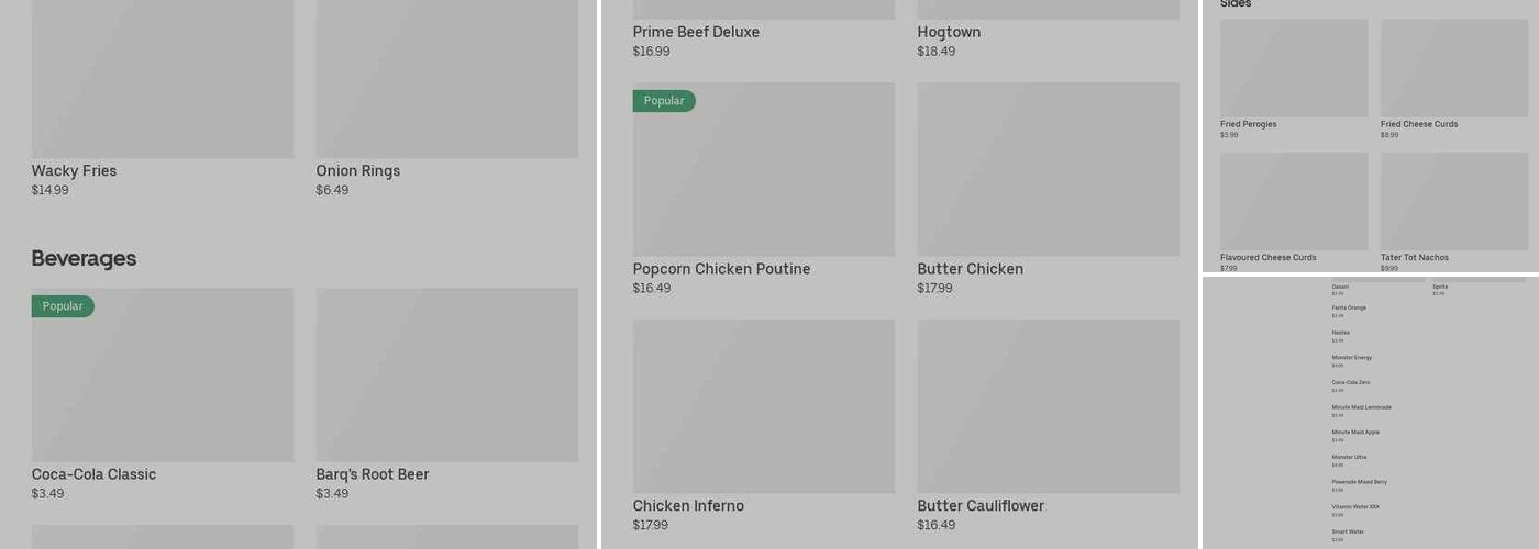 Smoke's Poutinerie Saskatoon (8th Street) Menu