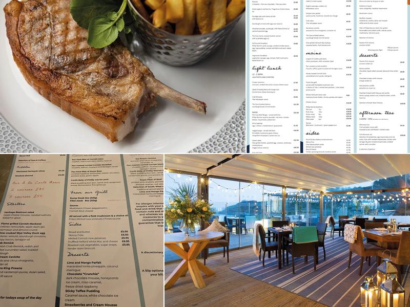 The Cove, Restaurant and Bar Menu