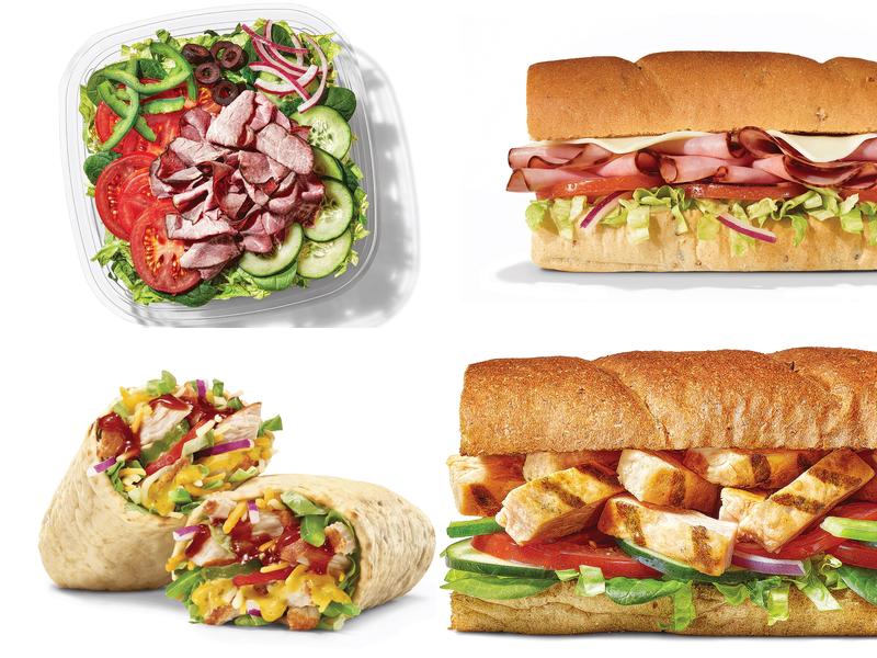 Subway Menu