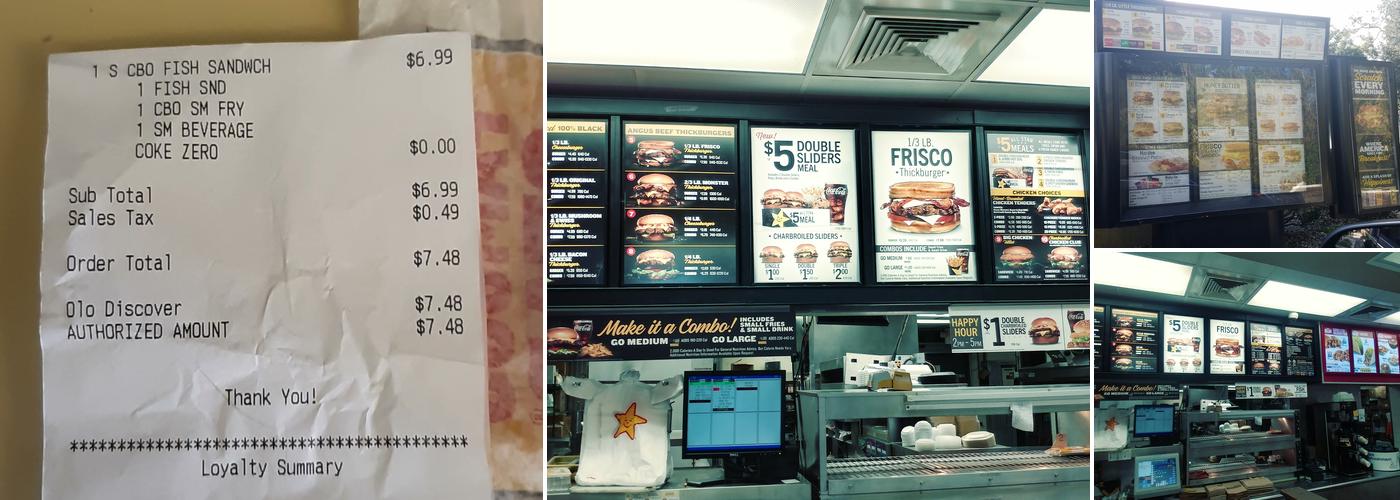 Hardee’s Menu