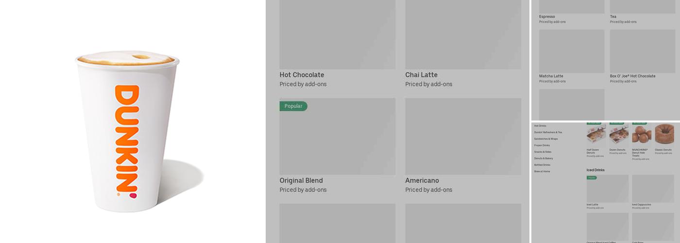 Dunkin' Menu
