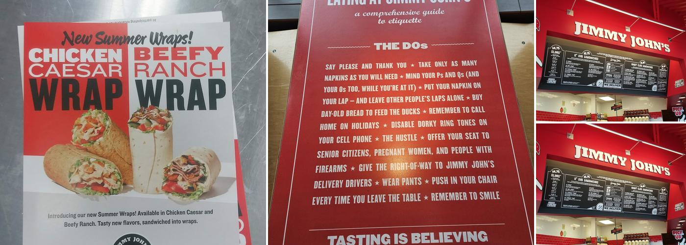 Jimmy John's Menu