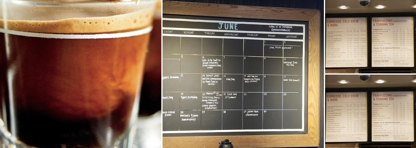 Starbucks Menu