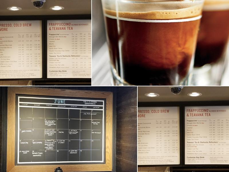 Starbucks Menu