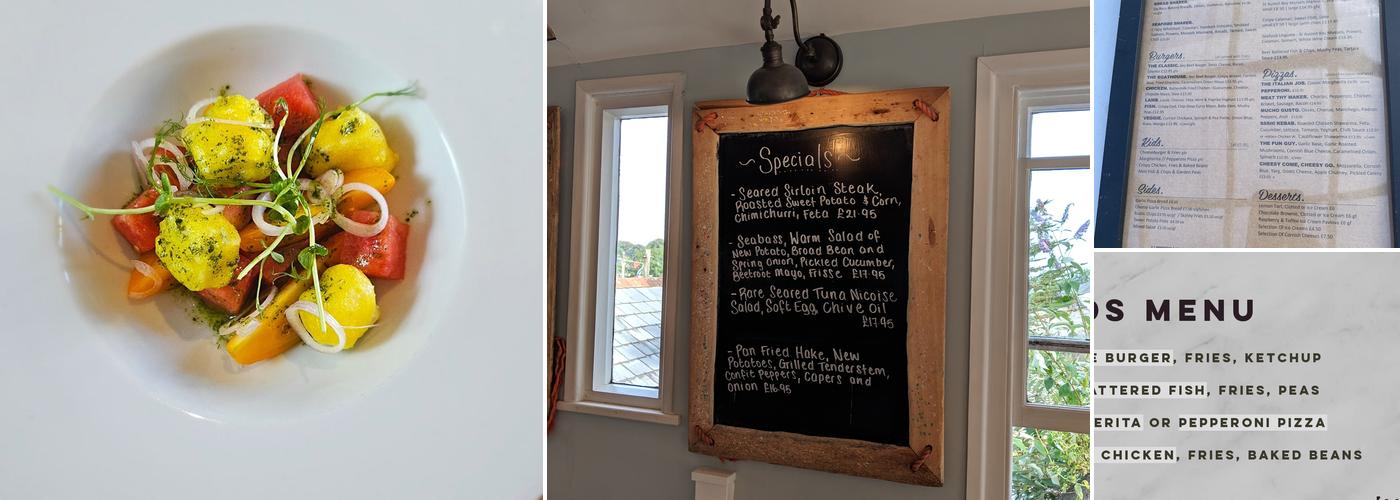 The Boathouse Charlestown Menu