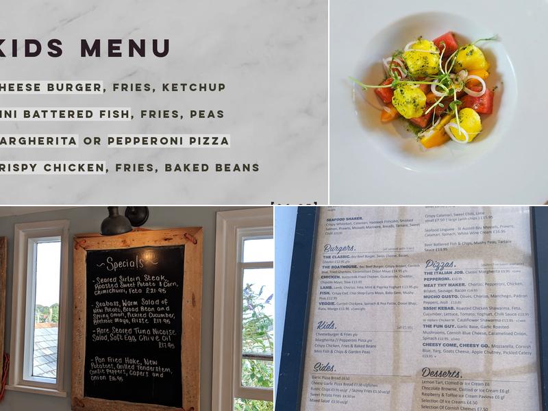 The Boathouse Charlestown Menu