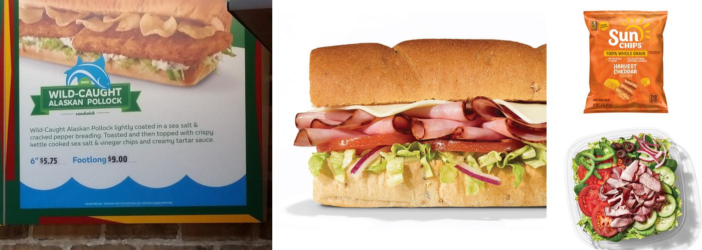 Subway Menu