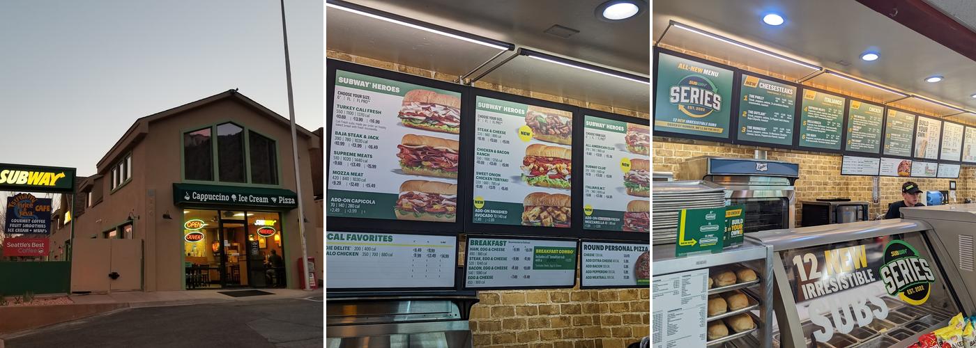 Subway Menu