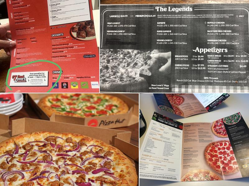 Pizza Hut Menu
