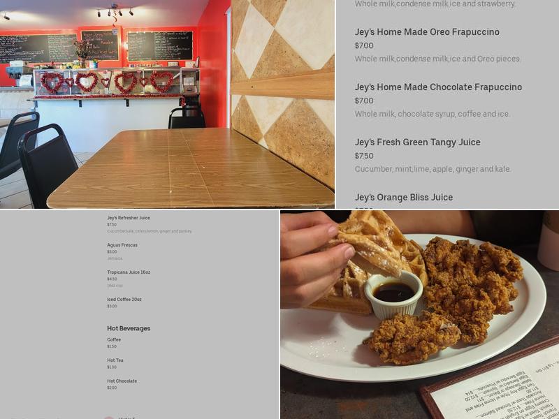 Jey Diner Menu