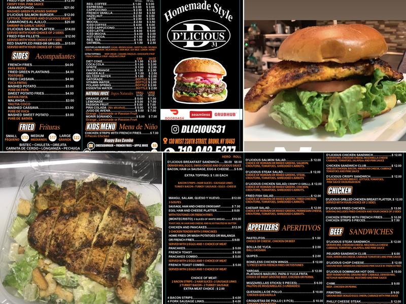 D'licious31 Menu