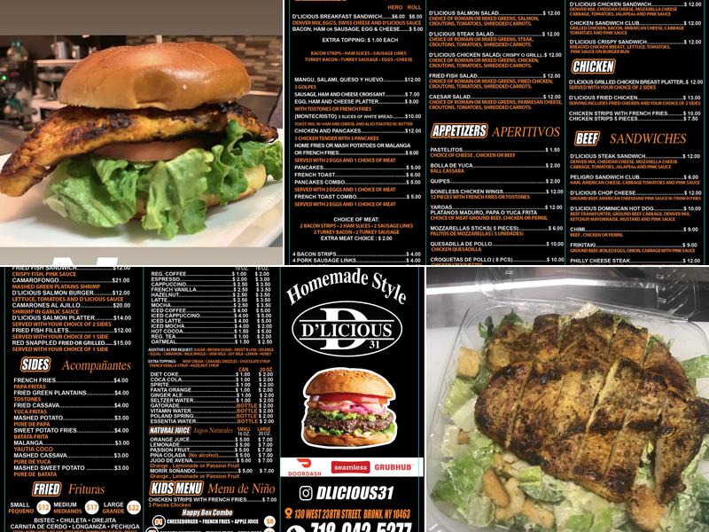 D'licious31 Menu