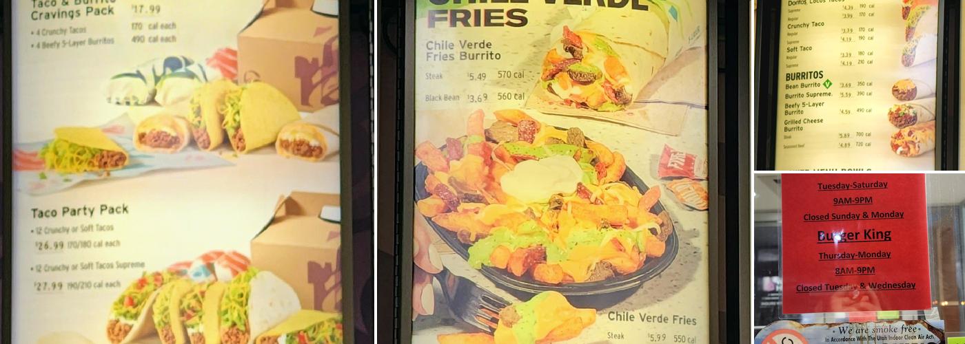 Taco Bell Menu