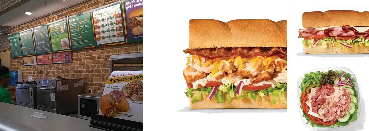 Subway Menu