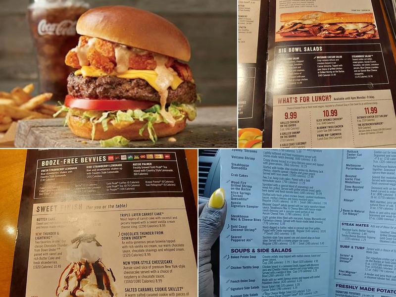 Outback Steakhouse Menu