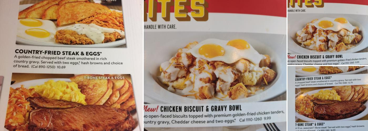 Denny's Menu