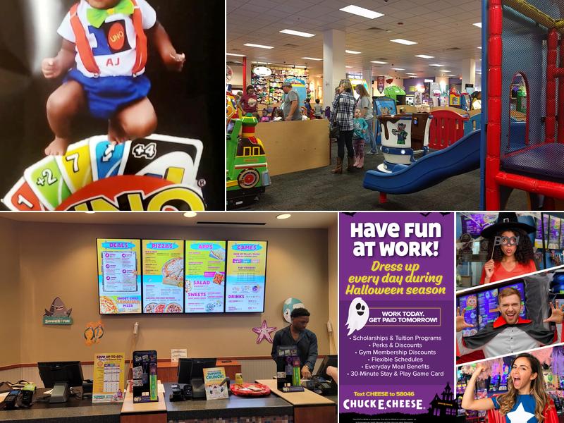 Chuck E. Cheese Menu