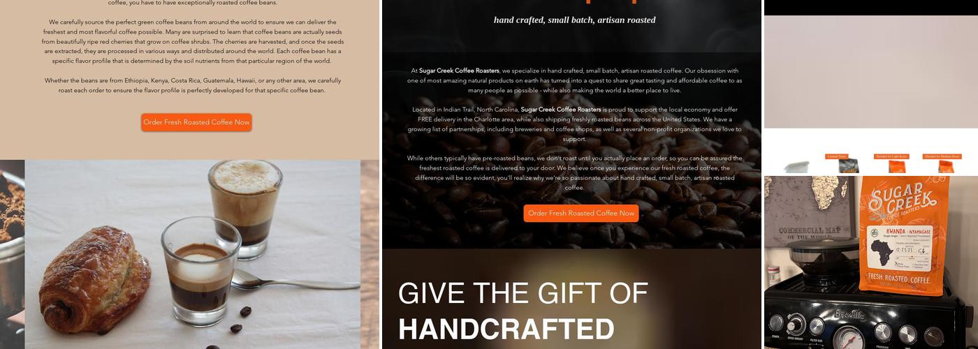 Sugar Creek Coffee Roasters Menu