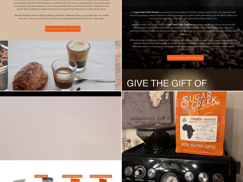 Sugar Creek Coffee Roasters Menu