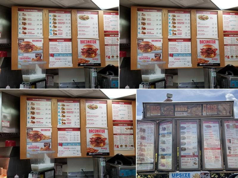 Wendy's Menu