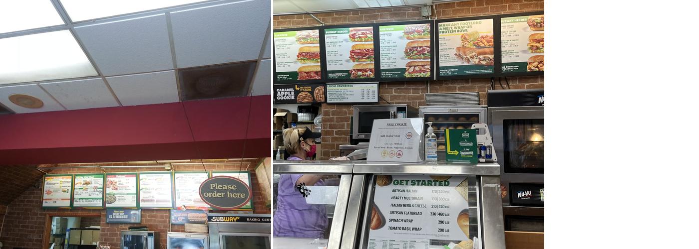 Subway Menu