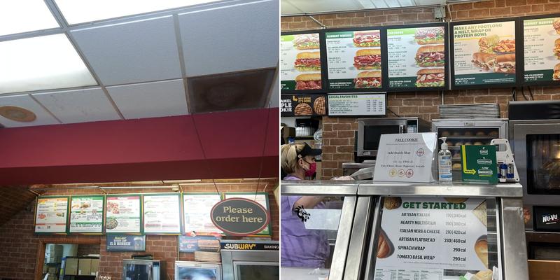 Subway #745 Menu
