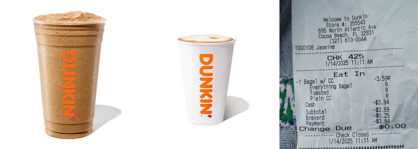 Dunkin' Menu