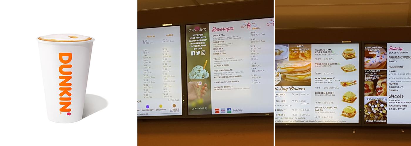 Dunkin' Menu
