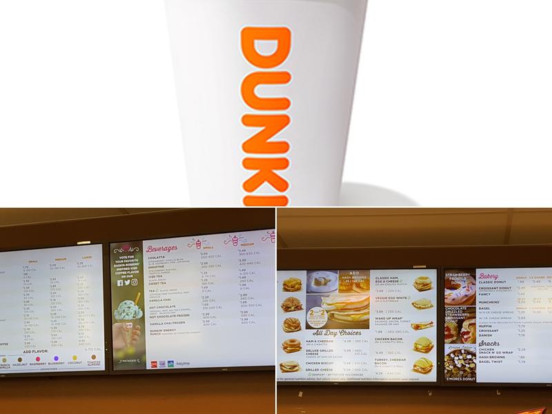 Dunkin' Menu