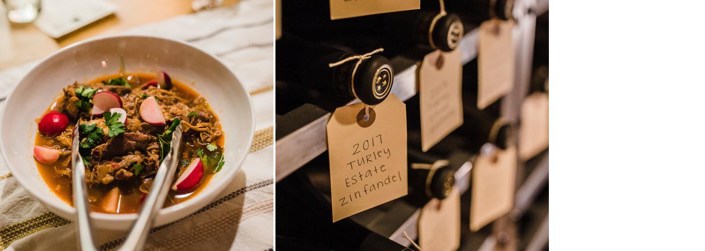 Turley Wine Cellars Menu