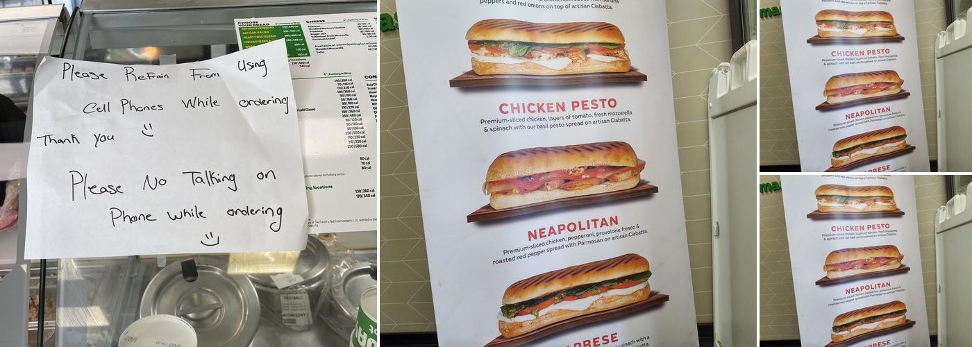 Subway Menu