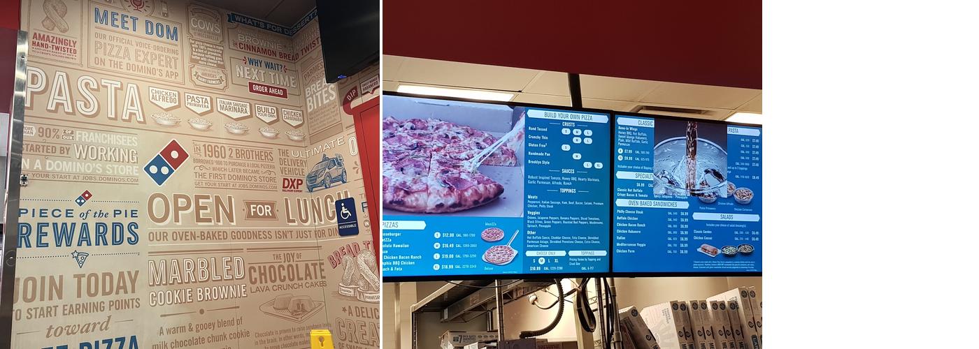 Domino's Pizza Menu