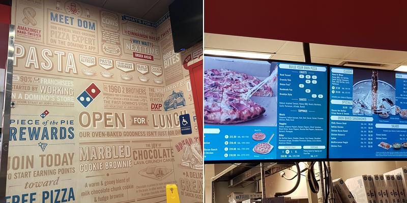 Domino's Pizza Menu