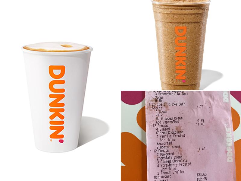 Dunkin' Menu