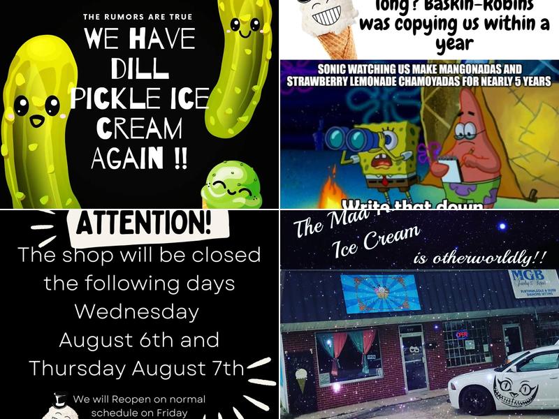 Mad Hatters Ice Cream Shop