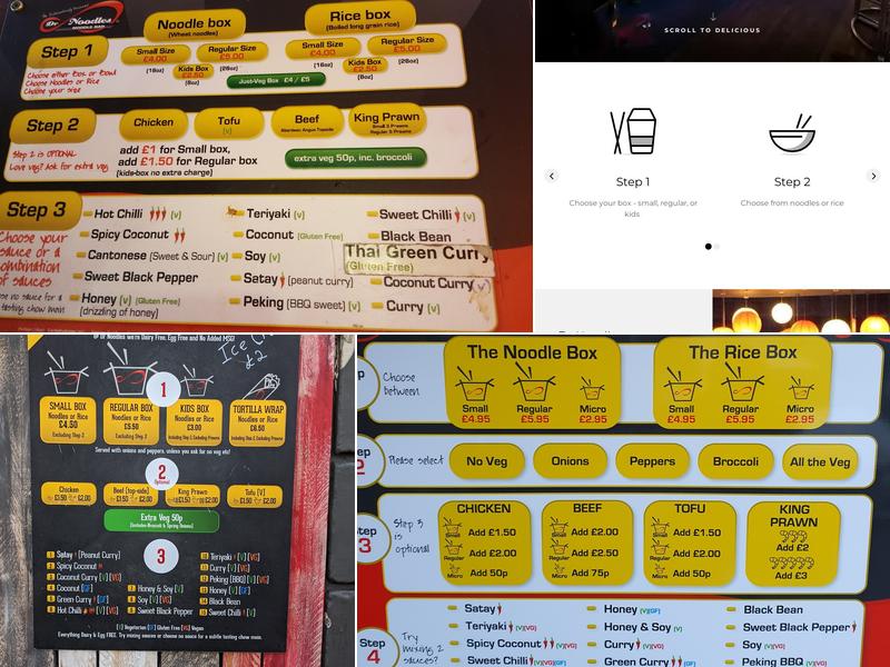 Dr Noodles Menu