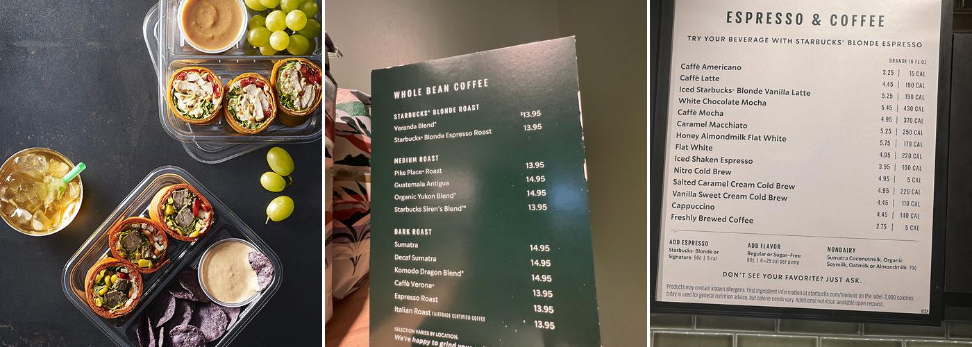 Starbucks Menu