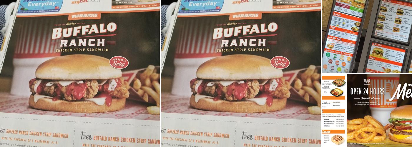 Whataburger Menu