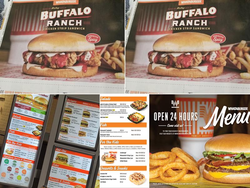Whataburger Menu