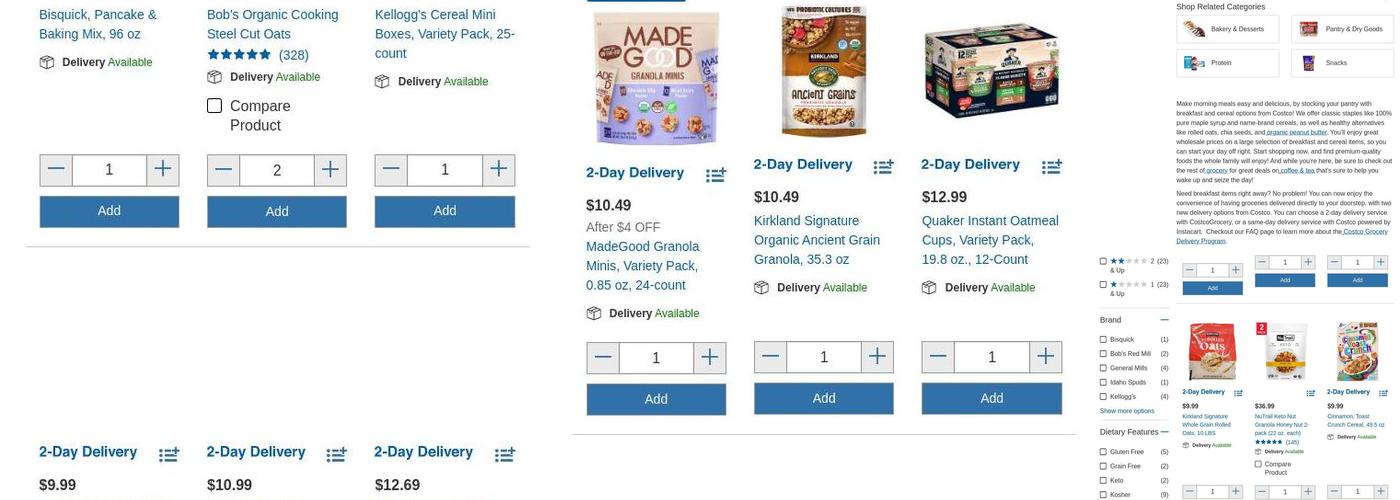 Costco Bakery Menu