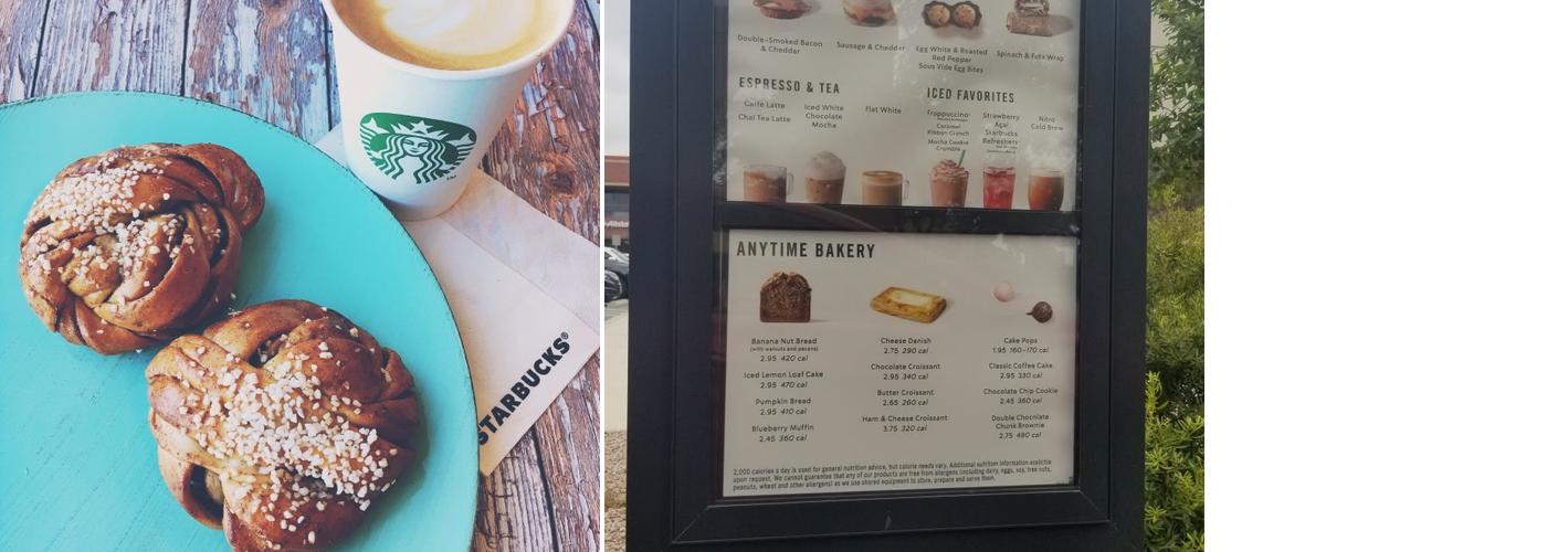 Starbucks Menu