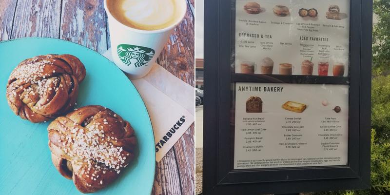 Starbucks Coffee Company Menu