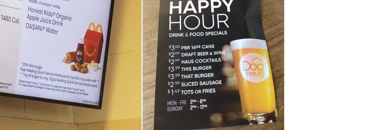 McDonald's Menu