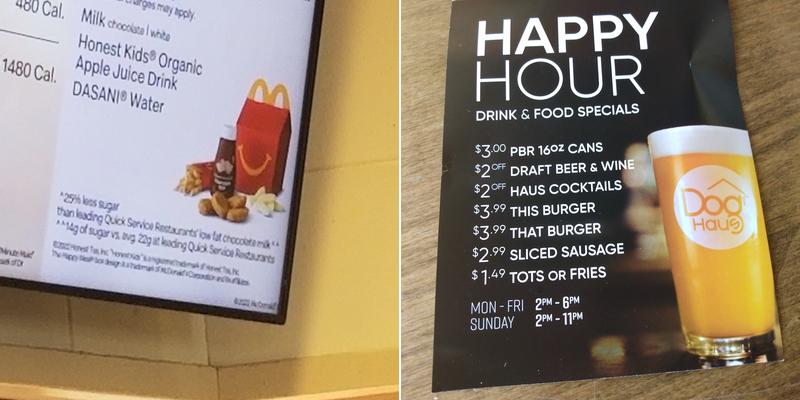 McDonald's Menu