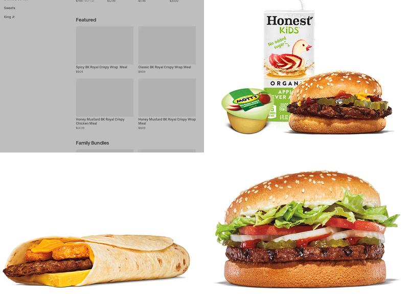Burger King Menu