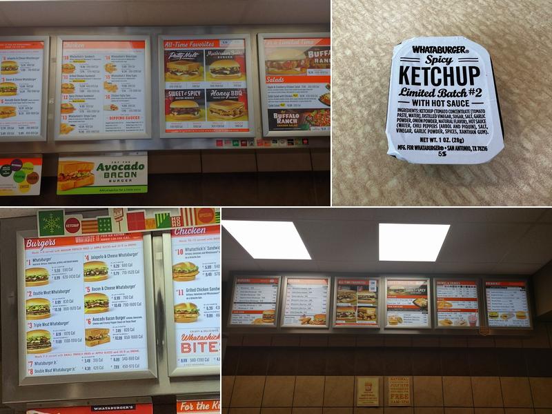 Whataburger Menu