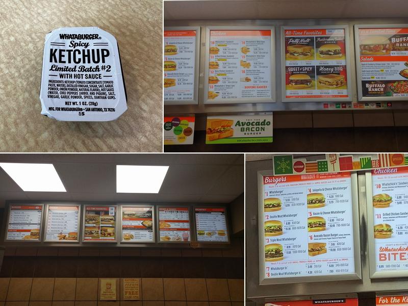 Whataburger Menu