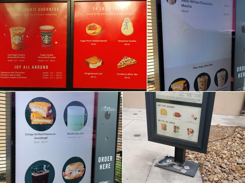 Starbucks Menu