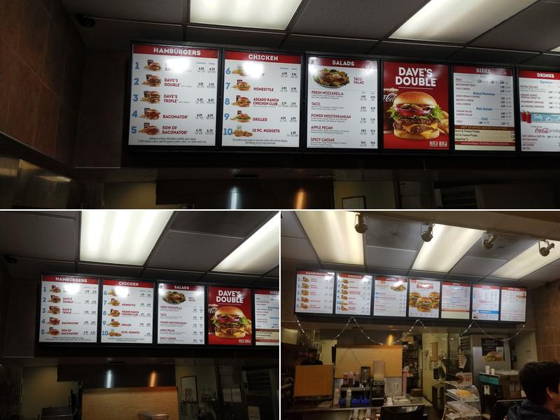Wendy's Menu