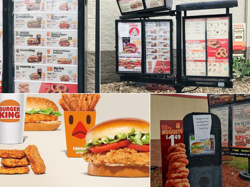Burger King Menu